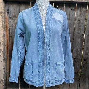 Freecity woman’s top Denim shirt size Small S